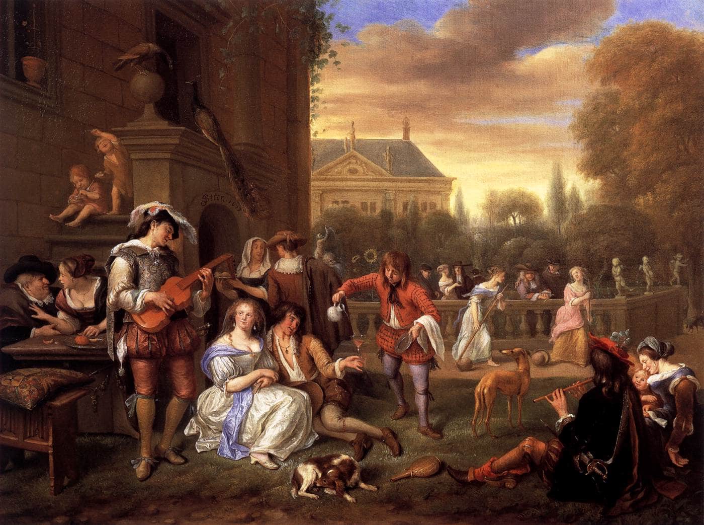 Garden Party - Jan Steen