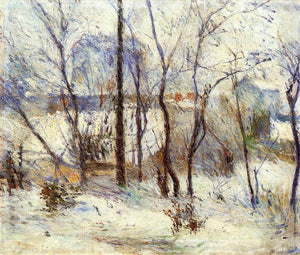 Garden under Snow - Paul Gauguin