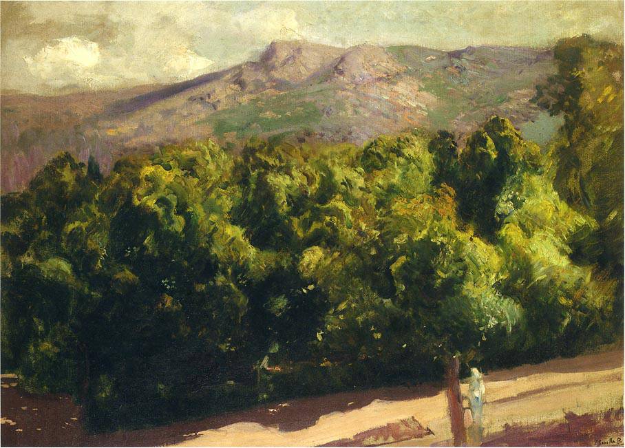 Gardens at San Ildefonso - Joaquín Sorolla