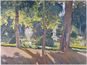 Gardens of La Granja by Joaquín Sorolla — forest oil painting wall art, Impressionism