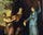 Garrick Between Tragedy and Comedy in modern living room
