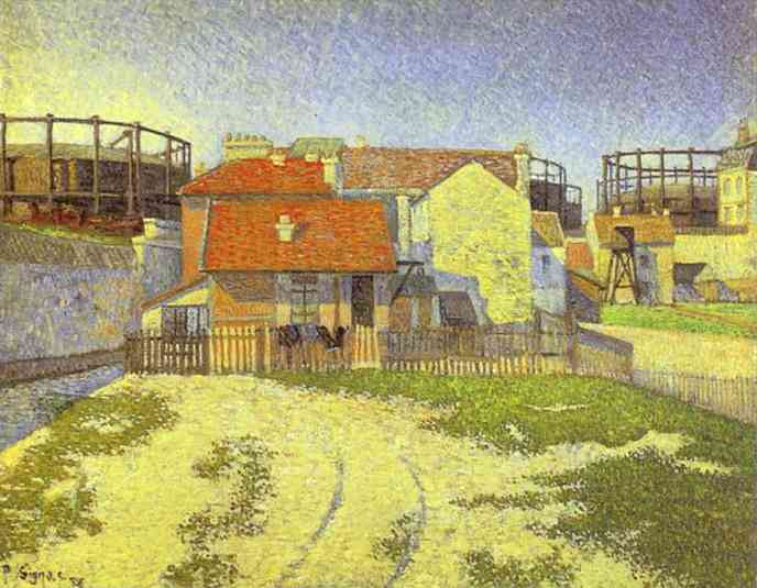 Gasometers at Clichy - Paul Signac