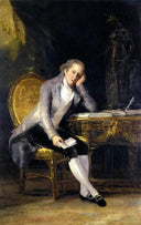 Gaspar Melchor de Jovellanos by Francisco Goya — hand-painted portrait oil painting reproduction on canvas