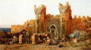 Gate of Shehal, Morocco by Edwin Lord Weeks — heritage oil painting wall art, Orientalism