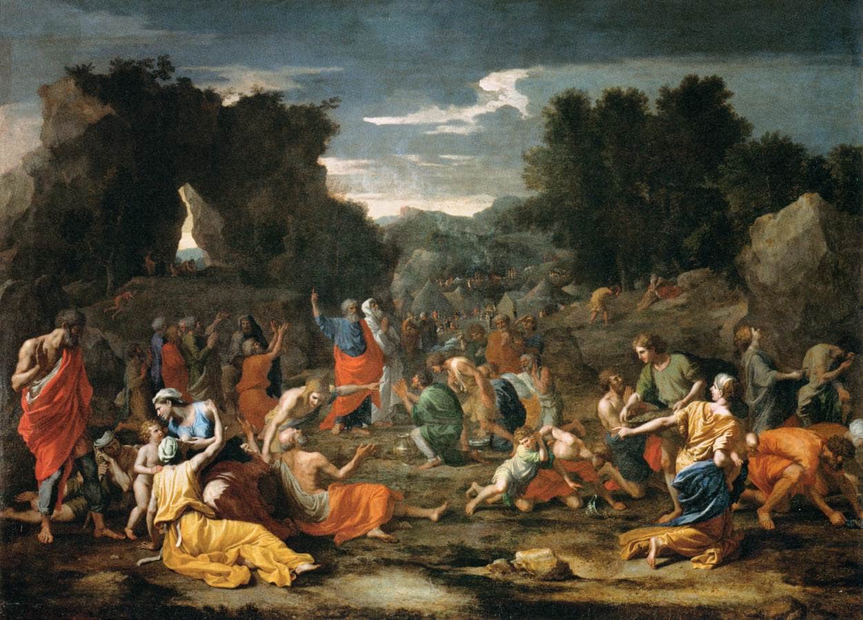 Gathering of Manna - Nicolas Poussin