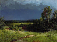Gathering Storm by Ivan Shishkin — hand-painted botanical oil painting reproduction on canvas