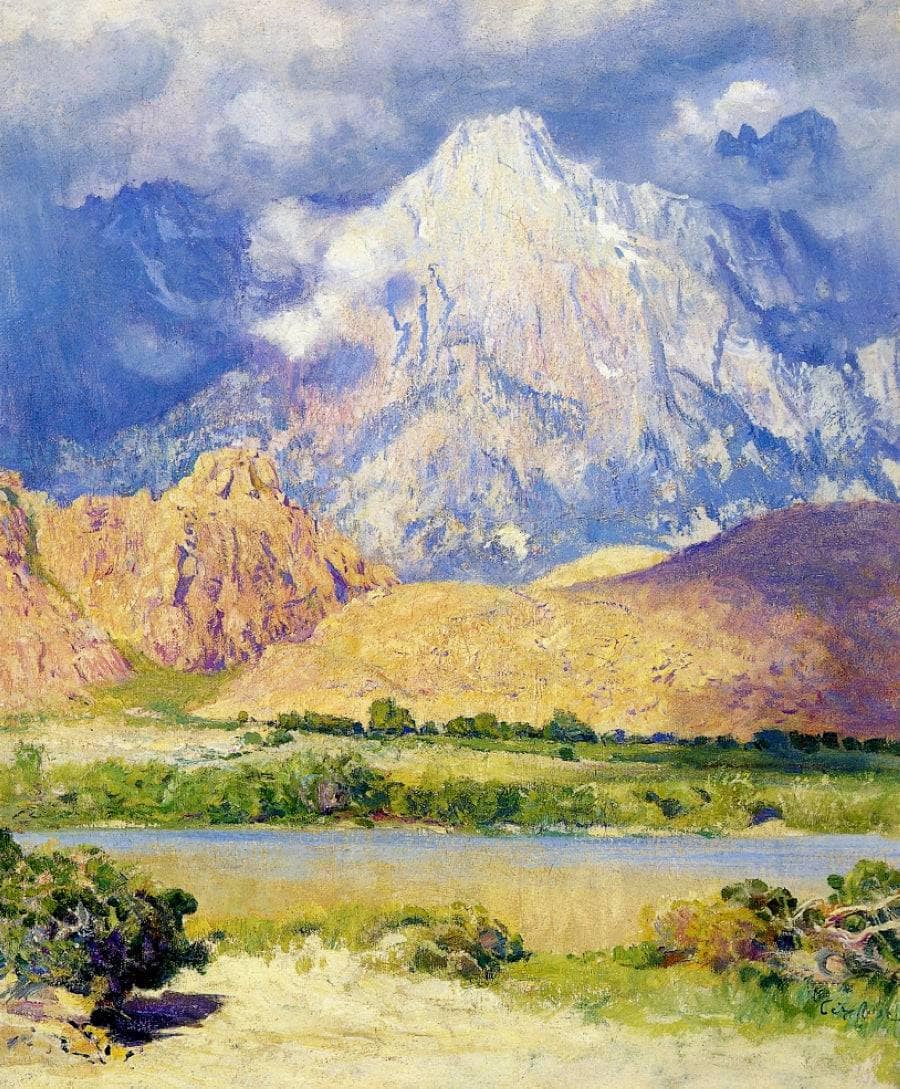 Gathering Storm, High Seas by Guy Rose — hand-painted eco oil painting reproduction on canvas