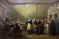 General George Washington Resigning his Commission by John Trumbull — hand-painted portrait oil painting reproduction on canvas