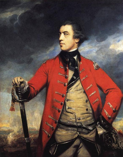 General John Burgoyne in hallway