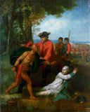 General Johnson by Benjamin West — hand-painted cultural oil painting reproduction on canvas