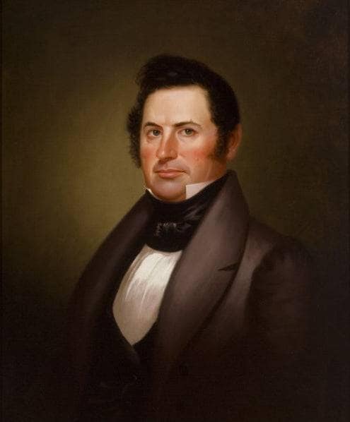General Richard Gentry by George Caleb Bingham — hand-painted portrait oil painting reproduction on canvas