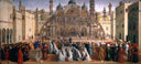 St. Mark Preaching in Alexandria by Giovanni Bellini, religion oil painting wall art, Orientalism