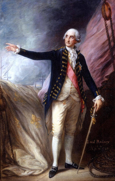 George Brydges Rodney, Admiral of the White in modern living room