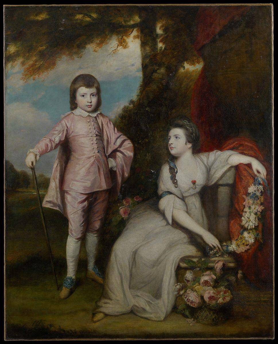 George Capel, Viscount Malden by Joshua Reynolds, hand-painted portrait oil painting reproduction on canvas