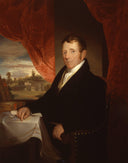 George Clarke by Samuel Morse — male oil painting wall art, Romanticism