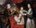 George Clive and his Family with an Indian Maid in entryway