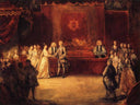 George III by Joshua Reynolds — male oil painting wall art, Rococo