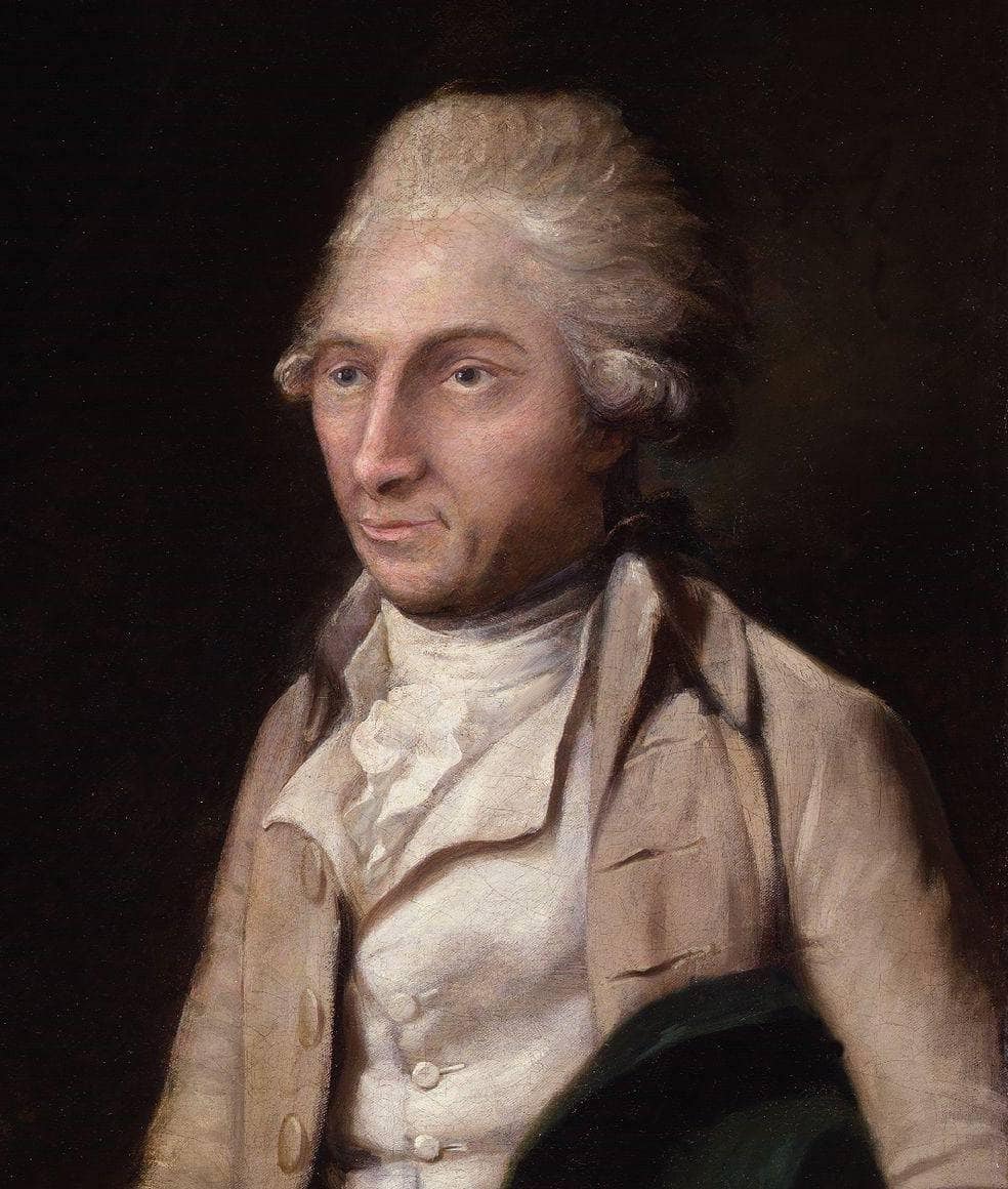 George Macartney, 1st Earl Macartney; Sir George Leonard Staunton, 1st Bt by Lemuel Francis Abbott — hand-painted portrait oil painting reproduction on canvas