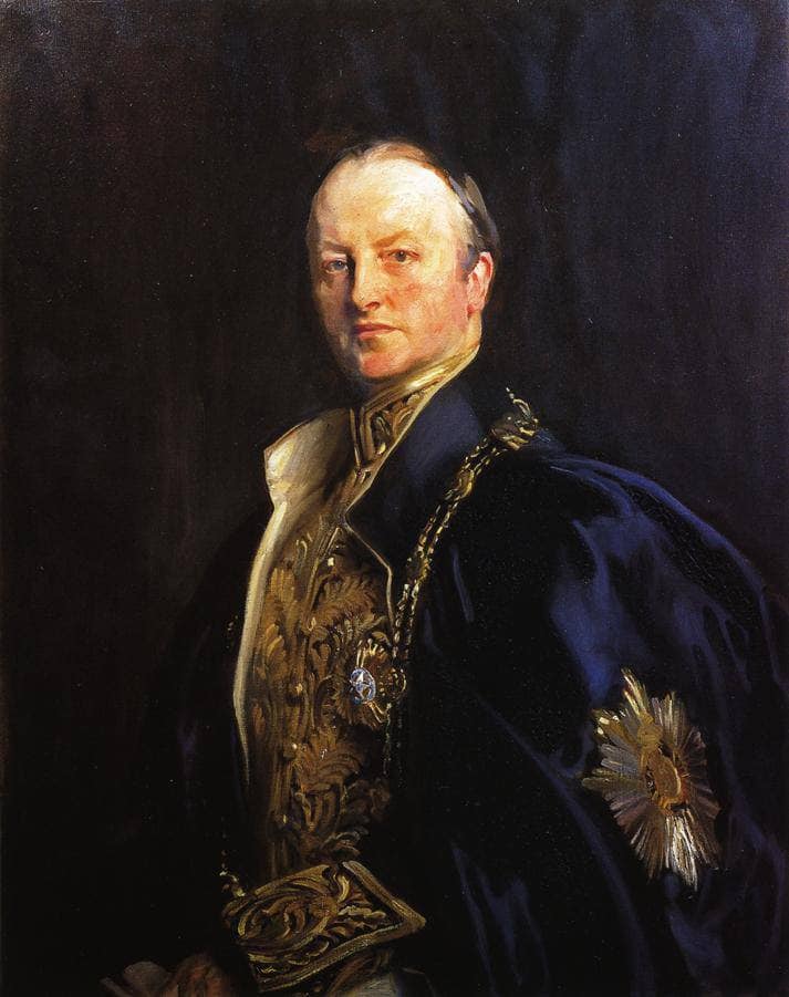 George Nathaniel, Marquis Curzon of Kedleston by John Singer Sargent — hand-painted portrait oil painting reproduction on canvas