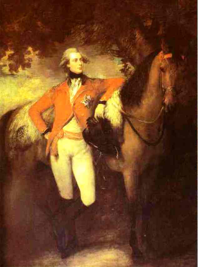George, Prince of Wales, Later George IV by Thomas Gainsborough — hand-painted animal oil painting reproduction on canvas