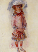 Georgette Charpentier Standing by Pierre-Auguste Renoir — children oil painting wall art, Impressionism