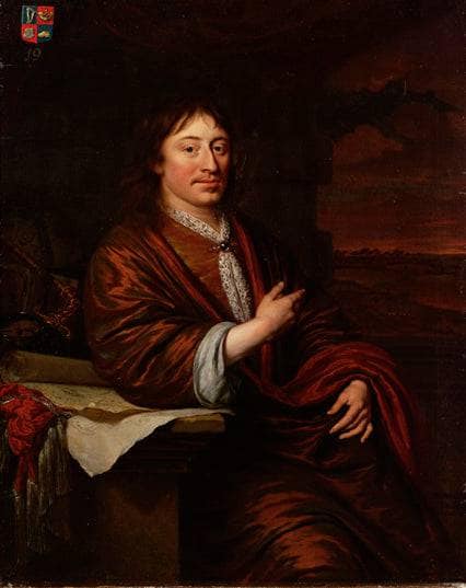 Gerard Pietersz. Hulft by Michiel van Musscher — hand-painted portrait oil painting reproduction on canvas