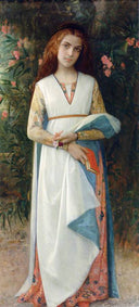 Giacomina by Alexandre Cabanel, female oil painting wall art, Academicism