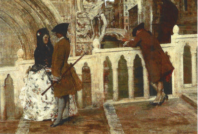 A meeting on the bridge in study