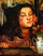 Girl at a Lattice in entryway