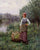 Girl by a stream, Flanders in apartment