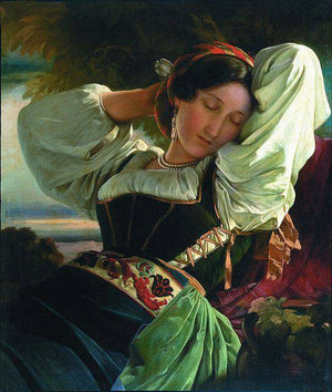 Girl from Sabin Mountains - Franz Xaver Winterhalter