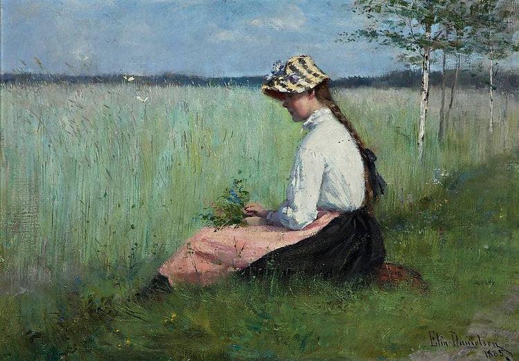 Girl in a Meadow - Elin Danielson-Gambogi