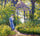 Girl in a Wickford Garden, New England in bedroom
