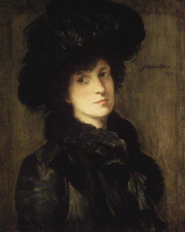 Girl in Black - Julian Alden Weir