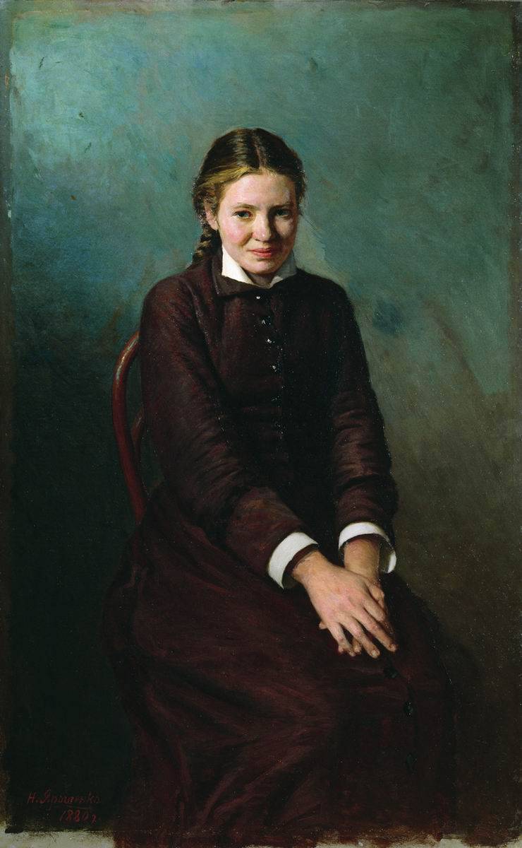 Girl student - Mykola Yaroshenko