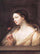 Girl with a Rose in bedroom