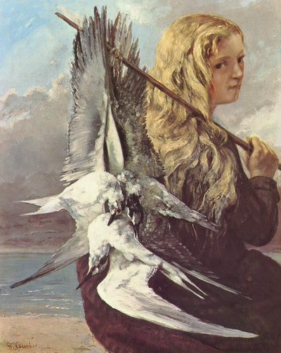 Girl with Seagulls,Trouville in kitchen