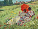 In the countryside by Ludovic Alleaume — hand-painted eco oil painting reproduction on canvas