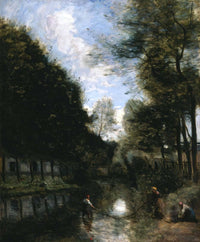 Gisors, River Bordered by Trees