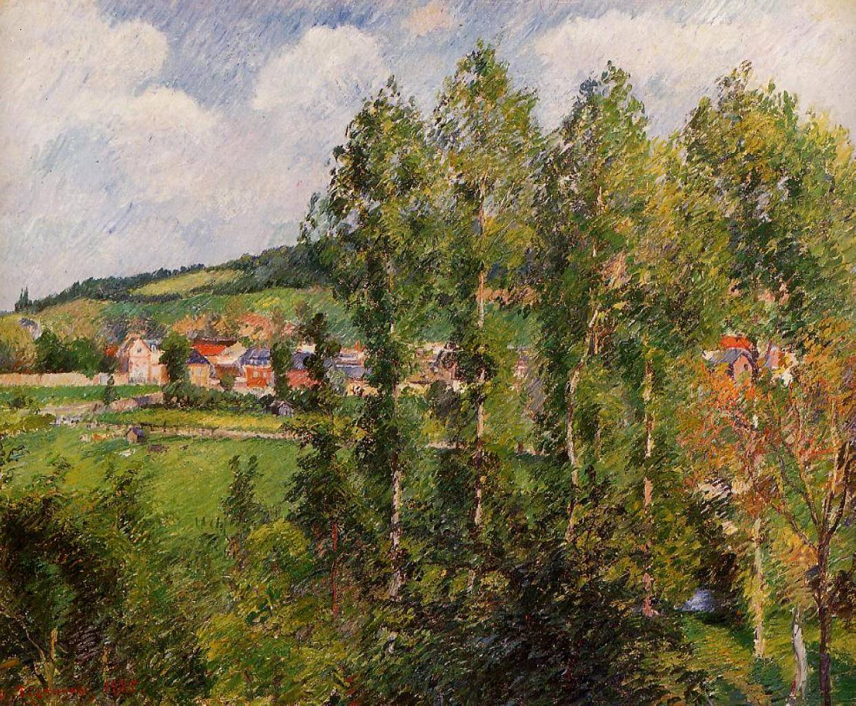 Gizors, New Section - Camille Pissarro