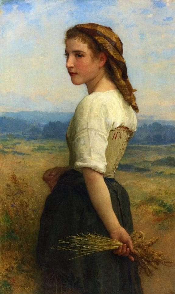 Gleaners by William-Adolphe Bouguereau — hand-painted eco oil painting reproduction on canvas