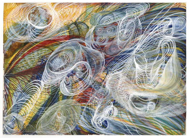 Glory Be to God by Georgiana Houghton — hand-painted abstract oil painting reproduction on canvas