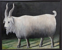 Goat by Niko Pirosmani — hand-painted animal oil painting reproduction on canvas