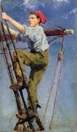 Going Aloft - Henry Scott Tuke