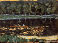 Going Rowing by Pierre Bonnard — hand-painted botanical oil painting reproduction on canvas