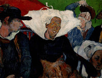 Going to Market, Brittany by Charles Laval — hand-painted portrait oil painting reproduction on canvas