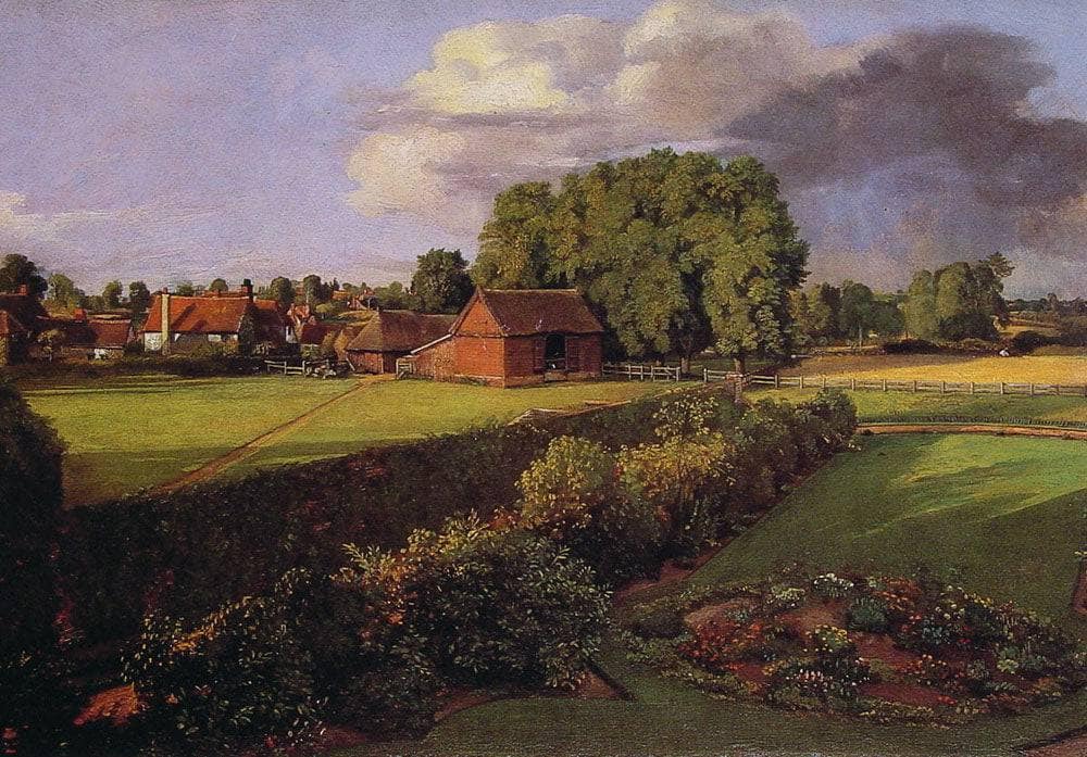 Golding Constable's Flower Garden by John Constable — hand-painted botanical oil painting reproduction on canvas