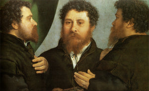 Goldsmith seen from three sides - Lorenzo Lotto