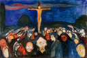 Golgotha by Edvard Munch — hand-painted abstract oil painting reproduction on canvas