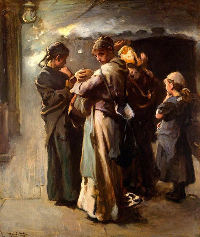 Gone by Frank Holl — oil painting reproduction